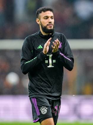ISTANBUL - Noussair Mazraoui of FC Bayern Munich during the UEFA Champions League Group A match between Galatasaray and FC Bayern Munich at the Rams Global Stadium on October 24 in Istanbul, Turkey. ANP Hollandse Hoogte UEFA Champions League 2023 24 2023 2024 xVIxANPxSportx xGerritxvanxKeulenxIVx 481998889 originalFilename: 481998889.jpg