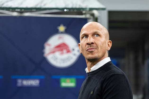 SOCCER - UEFA CL, Inter vs RBS MILAN,ITALY,24.OCT.23 - SOCCER - UEFA Champions League, group stage, FC Internazionale Milano vs Red Bull Salzburg. Image shows head coach Gerhard Struber (RBS).  GEPAxpictures xGintarexKarpaviciute