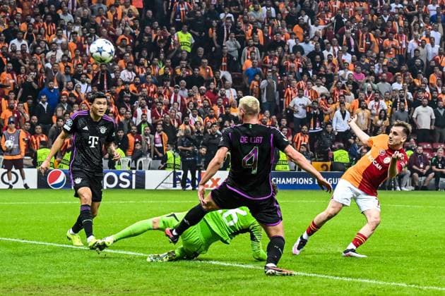 ISTANBUL - Kerem Akturkoglu of Galatasaray during the UEFA Champions League Group A match between Galatasaray and FC Bayern Munich at the Rams Global Stadium on October 24 in Istanbul, Turkey. ANP Hollandse Hoogte UEFA Champions League 2023 24 2023 2024 xVIxANPxSportx xGerritxvanxKeulenxIVx 482000757 originalFilename: 482000757.jpg