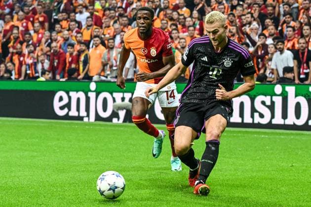 ISTANBUL - Matthijs de Ligt of FC Bayern Munich during the UEFA Champions League group A match between Galatasaray and FC Bayern Munich at the Rams Global Stadium on October 24 in Istanbul, Turkey. ANP Hollandse Hoogte UEFA Champions League 2023 24 2023 2024 xVIxANPxSportx xGerritxvanxKeulenxIVx 482000922 originalFilename: 482000922.jpg