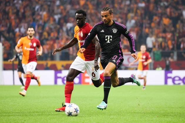 Leroy Sane Muenchen 10 , Galatasaray Istanbul vs FC Bayern Muenchen, Football, Champions League, Group Stage, Season 2023 24, Matchday 3, 24 10 2023 Galatasaray Istanbul vs FC Bayern Muenchen, Football, Champions League, Group Stage, Season 2023 24, Matchday 3, 24 10 2023, Copyright: xEibner-Pressefoto JoergxNiebergax EP_EER
