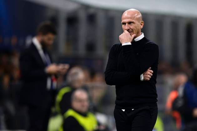 FC Internazionale v RB Salzburg - UEFA Champions League Gerhard Struber, head coach of RB Salzburg, reacts during the UEFA Champions League football match between FC Internazionale and RB Salzburg. Milan Italy Copyright: xNicolòxCampox