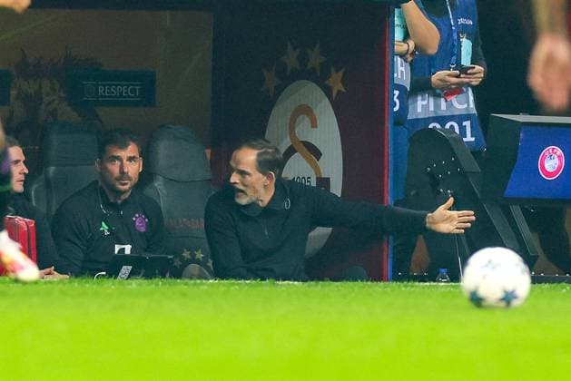 Head coach Thomas Tuchel FC Bayern Muenchen , Galatasaray Istanbul vs FC Bayern Muenchen, Champions League, Football, Preliminary round, First leg, 24 10 2023 Istanbul Istanbul Turkey Copyright: xkolbert-press ChristianxKolbertx