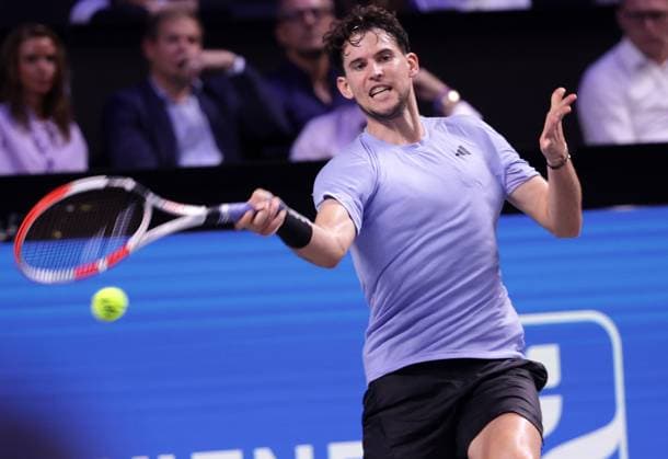 TENNIS - ATP, Tennis Herren Erste Bank Open VIENNA,AUSTRIA,24.OCT.23 - TENNIS - ATP World Tour, Erste Bank Open. Image shows Dominic Thiem (AUT).  GEPAxpictures xWalterxLuger