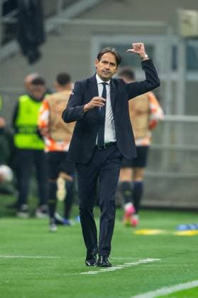 SOCCER - UEFA CL, Inter vs RBS MILAN,ITALY,24.OCT.23 - SOCCER - UEFA Champions League, group stage, FC Internazionale Milano vs Red Bull Salzburg. Image shows head coach Simone Inzaghi (Inter).  GEPAxpictures xGintarexKarpaviciute