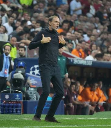 Bayern Munich™s Thomas Tuchel during Galatasaray - Bayern Munich UEFA Champions League Game at Rams Stadium in Istanbul, Turkey. 18108671