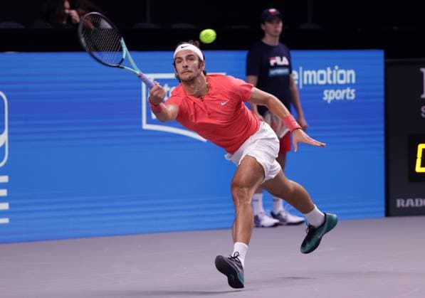 TENNIS - ATP, Tennis Herren Erste Bank Open VIENNA,AUSTRIA,24.OCT.23 - TENNIS - ATP World Tour, Erste Bank Open. Image shows Lorenzo Musetti (ITA).  GEPAxpictures xWalterxLuger