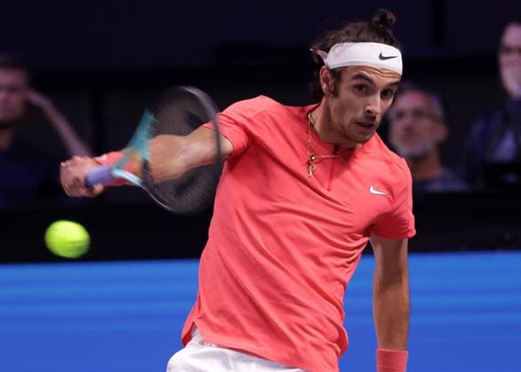 TENNIS - ATP, Tennis Herren Erste Bank Open VIENNA,AUSTRIA,24.OCT.23 - TENNIS - ATP World Tour, Erste Bank Open. Image shows Lorenzo Musetti (ITA).  GEPAxpictures xWalterxLuger