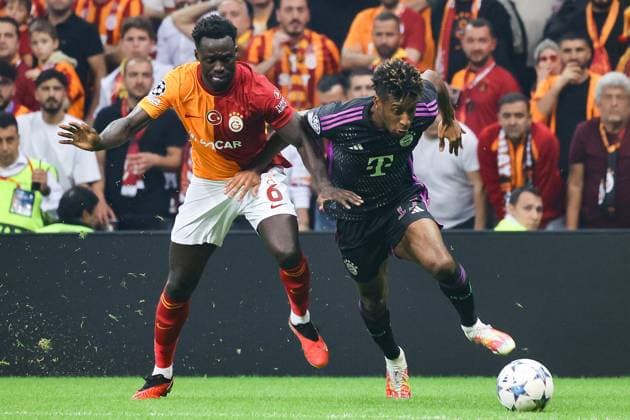 Kingsley Coman Muenchen 11 , Galatasaray Istanbul vs FC Bayern Muenchen, Football, Champions League, Group Stage, Season 2023 24, Matchday 3, 24 10 2023 Galatasaray Istanbul vs FC Bayern Muenchen, Football, Champions League, Group Stage, Season 2023 24, Matchday 3, 24 10 2023, Copyright: xEibner-Pressefoto JoergxNiebergax EP_EER