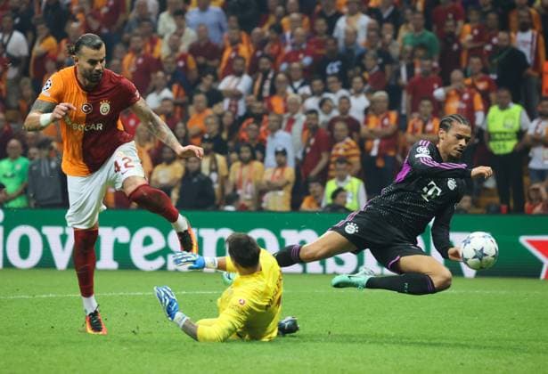 Leroy Sane Muenchen 10 , Galatasaray Istanbul vs Bayern Muenchen, Champions League, Group Stage, Matchday 3, Season 2023 24, Matchday 24 10 2023, Galatasaray Istanbul vs FC Bayern Muenchen, Football, Champions League, Group Stage, Season 2023 24, Matchday 3, Matchday 24 10 2023, Copyright: xEibner-Pressefoto JoergxNiebergax EP_EER