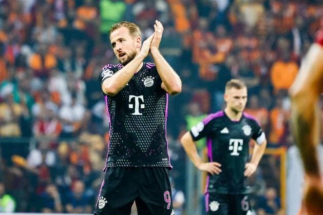 Harry Kane Muenchen 9 , Galatasaray Istanbul vs FC Bayern Muenchen, Football, Champions League, Group Stage, Season 2023 24, Matchday 3, 24 10 2023 Galatasaray Istanbul vs FC Bayern Muenchen, Football, Champions League, Group Stage, Season 2023 24, Matchday 3, 24 10 2023, Copyright: xEibner-Pressefoto JoergxNiebergax EP_EER