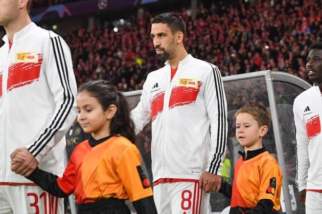 Football, Men, 2023 2024 season, UEFA Champions League Group C, Matchday 3 , 1 FC Union Berlin SSC Napoli, v l Rani Khedira 1 FC Union Berlin , 24 10 2023, Copyright: xMatthiasxKochx