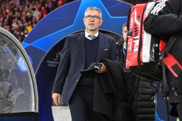 Football, Men, 2023 2024 season, UEFA Champions League Group C, Matchday 3 , 1 FC Union Berlin SSC Napoli, v l coach Urs Fischer 1 FC Union Berlin , 24 10 2023, Copyright: xMatthiasxKochx