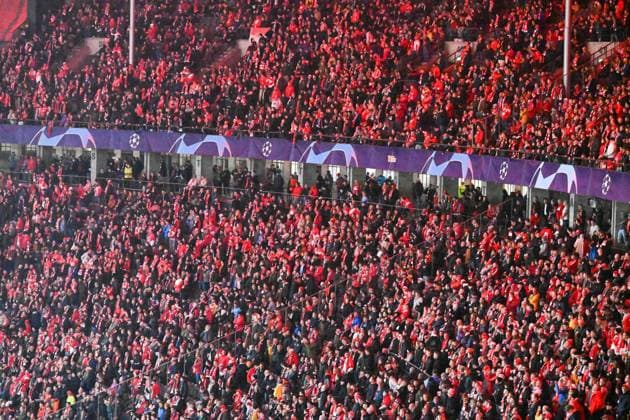 Football, Men, 2023 2024 season, UEFA Champions League Group C, Matchday 3 , 1 FC Union Berlin SSC Napoli, v l The fans of 1 FC Union Berlin, 24 10 2023, Copyright: xMatthiasxKochx