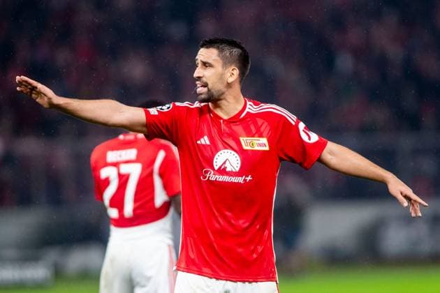 24 10 2023, xfrx, football UEFA Champions League, Union Berlin SSC Napoli emspor, v l Rani Khedira Union Berlin DFL DFB REGULATIONS PROHIBIT ANY USE OF PHOTOGRAPHS as IMAGE SEQUENCES and or QUASI VIDEO Berlin