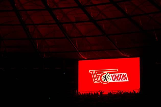 24 10 2023, xfrx, football UEFA Champions League, Union Berlin SSC Napoli emspor, v l fans of Union Berlin DFL DFB REGULATIONS PROHIBIT ANY USE OF PHOTOGRAPHS as IMAGE SEQUENCES and or QUASI VIDEO Berlin