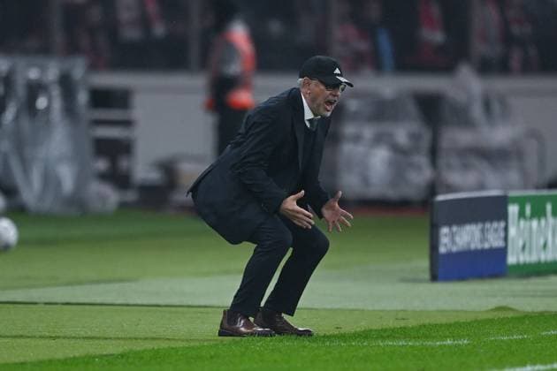 24 10 2023, Football, Champions League, 3 match day, 2023 2024 season, 1 FC Union Berlin SSC Napoli, Urs Fischer Union Berlin xRHR PHOTO TKx Copyright: RHR-FOTOx RHR-FOTO TK