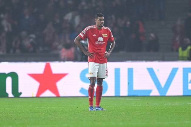 24 10 2023, Football, Champions League, Matchday 3, Season 2023 2024, 1 FC Union Berlin SSC Napoli, Danilho Doekhi Union Berlin xRHR PHOTO TKx Copyright: RHR-FOTOx RHR-FOTO TK