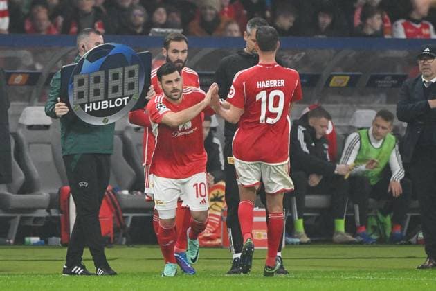Football, men, season 2023 2024, UEFA Champions League Group C, matchday 3 , 1 FC Union Berlin SSC Napoli, v l Kevin Volland 1 FC Union Berlin and Janik Haberer 1 FC Union Berlin , 24 10 2023, Copyright: xMatthiasxKochx