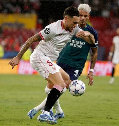 Uefa Champions League soccer match Sevilla vs Arsenal at Ramon Zanchez Pizjuan Stadium Sevilla 24 october 2023 Sevilla 24 10 2023 UEFA CHAMPIONS LEAGUE GROUP STAGE SANCHEZ PIZJUAN STADIUM SEVILLA FC ARSENAL 900 Cordon Press  900 CordonxPress LOF - Uefa Champions League: Sevilla vs Arsenal