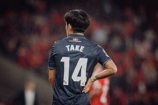 Takefusa Kubo during UEFA Champions League 23 24 game between SL Benfica and Real Sociedad at Estadio Da Luz, Lisbon, Portugal. (Maciej Rogowski) Lisbon Estadio Da Luz Portugal Copyright: xMaciejxRogowskix slbrss-24102023-25