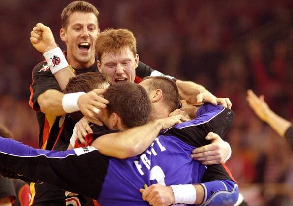 Handball, European Championship, semi-final, Denmark - Germany 20:22
