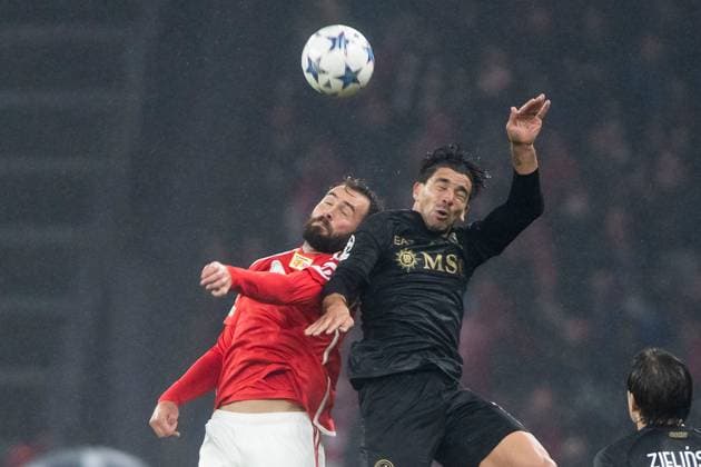 24 10 2023, xfrx, football UEFA Champions League, Union Berlin SSC Napoli emspor, v l Lucas Tousart Union Berlin ,Simeone Giovanni SSC Napoli DFL DFB REGULATIONS PROHIBIT ANY USE OF PHOTOGRAPHS as IMAGE SEQUENCES and or QUASI VIDEO Berlin
