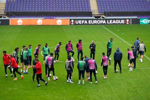 Football, EL, Union Saint-Gilloise, Training