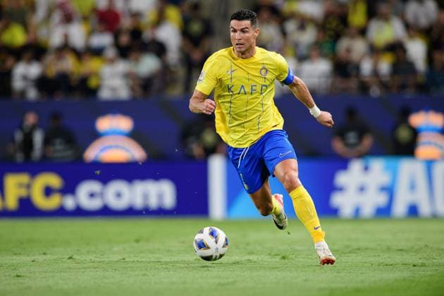 AFC Champions League 2023-24 MD3 Cristiano Ronaldo of Al-Nassr FC in action during the Match Day 3 of the AFC Champions League 2023-24 Group E between Al-Nassr FC (KSA) and Al Duhail SC (QAT) at Al Awwal Park on October 24, 2023 in Riyadh, Saudi Arabia. Riyadh Al Awwal Park Saudi Arabia  Copyright: xVictorxFrailex 2023.10.24_PSI03253.GS.MD3_VFR_5975-2