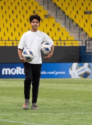 AFC Champions League 2023-24 MD3 Cristiano Jr walks the pitch after the Match Day 3 of the AFC Champions League 2023-24 Group E between Al-Nassr FC (KSA) and Al Duhail SC (QAT) at Al Awwal Park on October 24, 2023 in Riyadh, Saudi Arabia. Riyadh Al Awwal Park Saudi Arabia  Copyright: xVictorxFrailex 2023.10.24_PSI03253.GS.MD3_VFR_9944