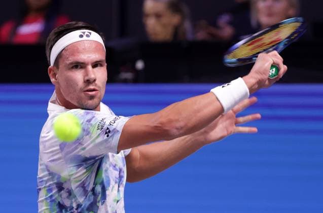 TENNIS - ATP, Tennis Herren Erste Bank Open VIENNA,AUSTRIA,25.OCT.23 - TENNIS - ATP World Tour, Erste Bank Open. Image shows Daniel Altmaier (GER).  GEPAxpictures xWalterxLuger