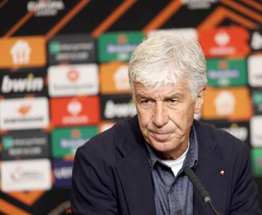 SOCCER - UEFA EL, Sturm vs Atalanta, preview GRAZ,AUSTRIA,25.OCT.23 - SOCCER - UEFA Europa League, Sturm vs Atalanta Bergamo Calcio, preview, press conference, PK, Pressekonferenz Atlanta. Image shows head coach Gian Piero Gasperini (Atalanta).  GEPAxpictures xHansxOberlaender