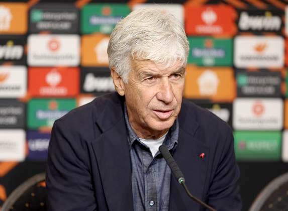 SOCCER - UEFA EL, Sturm vs Atalanta, preview GRAZ,AUSTRIA,25.OCT.23 - SOCCER - UEFA Europa League, Sturm vs Atalanta Bergamo Calcio, preview, press conference, PK, Pressekonferenz Atlanta. Image shows head coach Gian Piero Gasperini (Atalanta).  GEPAxpictures xHansxOberlaender
