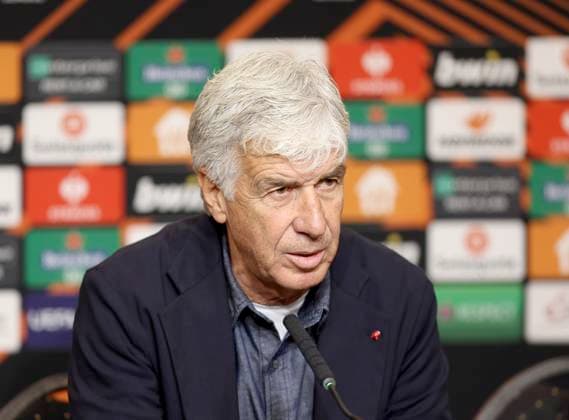 SOCCER - UEFA EL, Sturm vs Atalanta, preview GRAZ,AUSTRIA,25.OCT.23 - SOCCER - UEFA Europa League, Sturm vs Atalanta Bergamo Calcio, preview, press conference, PK, Pressekonferenz Atlanta. Image shows head coach Gian Piero Gasperini (Atalanta).  GEPAxpictures xHansxOberlaender