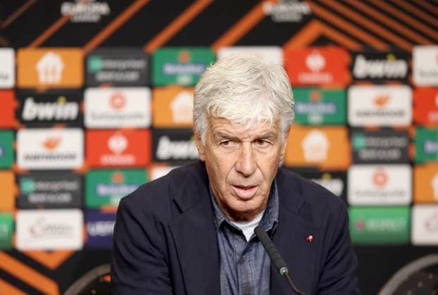 Football, EL, Atalanta Bergamo, Press conference