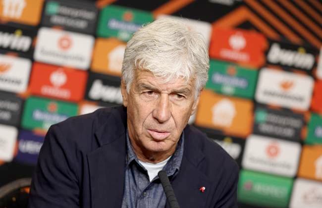 SOCCER - UEFA EL, Sturm vs Atalanta, preview GRAZ,AUSTRIA,25.OCT.23 - SOCCER - UEFA Europa League, Sturm vs Atalanta Bergamo Calcio, preview, press conference, PK, Pressekonferenz Atlanta. Image shows head coach Gian Piero Gasperini (Atalanta).  GEPAxpictures xHansxOberlaender