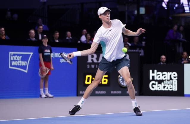 TENNIS - ATP, Tennis Herren Erste Bank Open VIENNA,AUSTRIA,25.OCT.23 - TENNIS - ATP World Tour, Erste Bank Open. Image shows Jannik Sinner (ITA).  GEPAxpictures xWalterxLuger