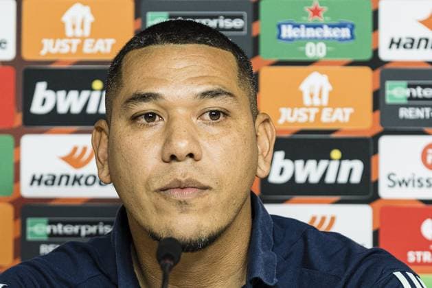 BRIGHTON - 25-10-2023. American Express stadium. Football, UEFA Europa League, season 2023-2024. press conference, PK, Pressekonferenz and training Ajax before the Match against Brighton. Hedwiges Maduro. Press conference and training Ajax  x22893605x Copyright: