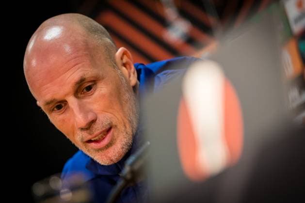 Head Coach Philippe Clement of Rangers FC (Glasgow) soccer team gives the press conference, PK, Pressekonferenz prior to the UEFA Europa League, Group C, 3rd round, match AC Sparta Praha vs Rangers FC, in Prague, Czech Republic, October 25, 2023. (CTKxPhoto JaroslavxSvoboda) CTKPhotoP2023102508222  CTKPhotoP2023102508222