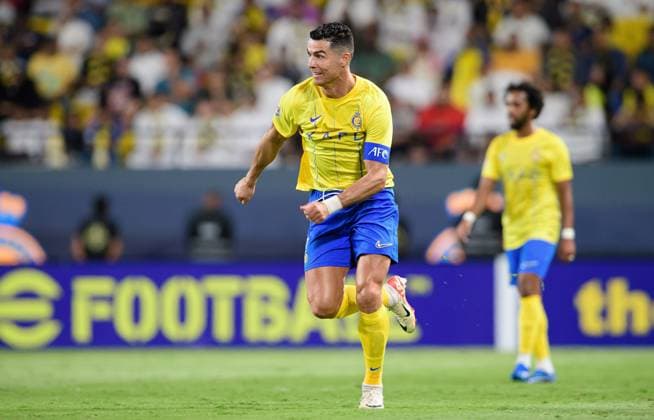 AFC Champions League 2023-24 MD3 Cristiano Ronaldo of Al-Nassr FC in action during the Match Day 3 of the AFC Champions League 2023-24 Group E between Al-Nassr FC (KSA) and Al Duhail SC (QAT) at Al Awwal Park on October 24, 2023 in Riyadh, Saudi Arabia. Riyadh Al Awwal Park Saudi Arabia  Copyright: xVictorxFrailex 2023.10.24_PSI03253.GS.MD3_VFR_5896