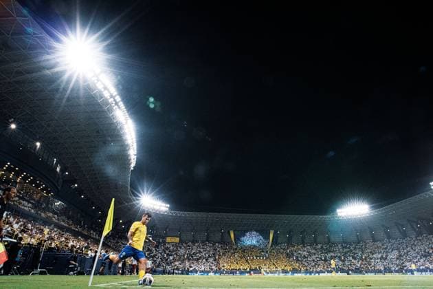 AFC Champions League 2023-24 MD3 Otavio Edmilson da Silva Monteiro of Al-Nassr FC in action during the Match Day 3 of the AFC Champions League 2023-24 Group E between Al-Nassr FC (KSA) and Al Duhail SC (QAT) at Al Awwal Park on October 24, 2023 in Riyadh, Saudi Arabia. Riyadh Al Awwal Park Saudi Arabia  Copyright: xVictorxFrailex 2023.10.24_PSI03253.GS.MD3_VFR_6326