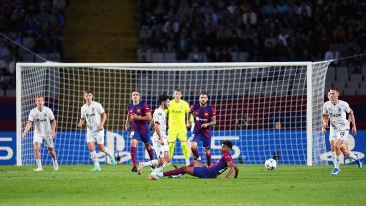 Editorial use only FC Barcelona, Barca - FC Shakhtar Donestz, UEFA Champions League match, Group H, date 3. Football, Lluis Companys Stadium, Barcelona, Spain - 25 Oct 2023 Editorial use only  Copyright: xBaguxBlanco Shutterstockx 14166580p