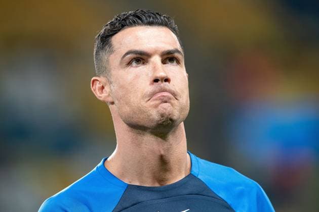 AFC Champions League 2023-24 MD3 Cristiano Ronaldo of Al-Nassr FC looks on prior the Al-Nassr FC (KSA) vs Al Duhail SC (QAT) Match Day 3 of the AFC Champions League 2023-24 Group E at Al Awwal Park on October 24, 2023 in Riyadh, Saudi Arabia. Riyadh Al Awwal Park Saudi Arabia  Copyright: xVictorxFrailex 2023.10.24_PSI03253.GS.MD3_VFR_5012