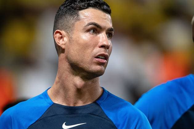 AFC Champions League 2023-24 MD3 Cristiano Ronaldo of Al-Nassr FC gestures prior the Al-Nassr FC (KSA) vs Al Duhail SC (QAT) Match Day 3 of the AFC Champions League 2023-24 Group E at Al Awwal Park on October 24, 2023 in Riyadh, Saudi Arabia. Riyadh Al Awwal Park Saudi Arabia  Copyright: xVictorxFrailex 2023.10.24_PSI03253.GS.MD3_VFR_5176