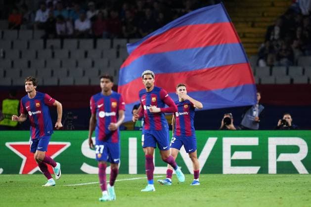 Editorial use only FC Barcelona, Barca - FC Shakhtar Donestz, UEFA Champions League match, Group H, date 3. Football, Lluis Companys Stadium, Barcelona, Spain - 25 Oct 2023 Editorial use only  Copyright: xBaguxBlanco Shutterstockx 14166580y