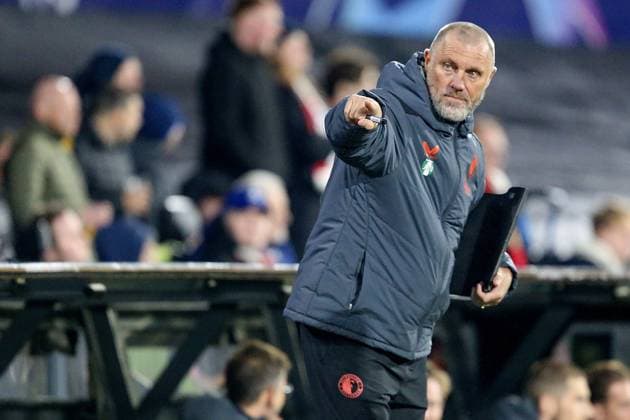 ROTTERDAM, 25-10-2023, Stadium de Kuip, UEFA Champions League, 2023 2024, Group stage, Feyenoord - Lazio, Feyenoord assistant player John de Wolf Feyenoord - Lazio  x22894901x Copyright: