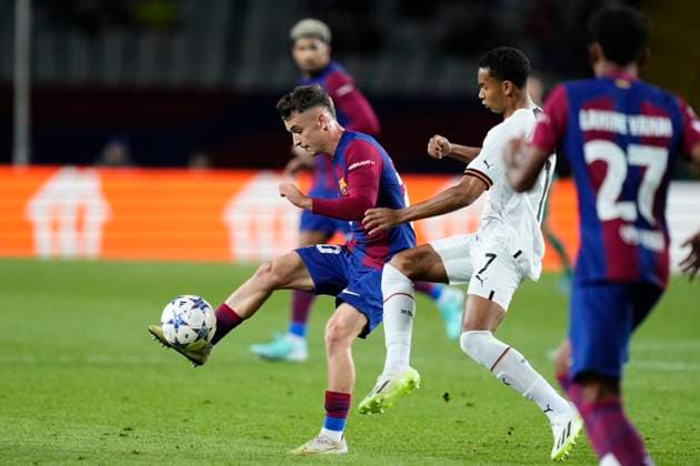 FC Barcelona, Barca v FC Shakhtar Donetsk: Group H - UEFA Champions League 2023 24 Marc Casado defensive midfield of Barcelona and Spain in action during the UEFA Champions League match between FC Barcelona and FC Shakhtar Donetsk at Estadi Olimpic Lluis Companys on October 25, 2023 in Barcelona, Spain. Barcelona Spain  Copyright: xJosexBretonx originalFilename:breton-fcbarcel231025_npjho.jpg