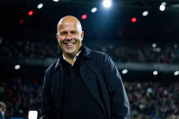 UEFA Champions League: Feyenoord v SS Lazio Rotterdam - Feyenoord coach Arne Slot during the 3rd leg of the UEFA Champions League group stage between Feyenoord v SS Lazio at Stadion Feijenoord De Kuip on 25 October 2023 in Rotterdam, The Netherlands. Copyright: xTomxBodex