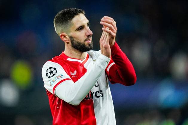 UEFA Champions League: Feyenoord v SS Lazio Rotterdam - Luka Ivanusec of Feyenoord during the 3rd leg of the UEFA Champions League group stage between Feyenoord v SS Lazio at Stadion Feijenoord De Kuip on 25 October 2023 in Rotterdam, The Netherlands. Copyright: xYannickxVerhoevenx