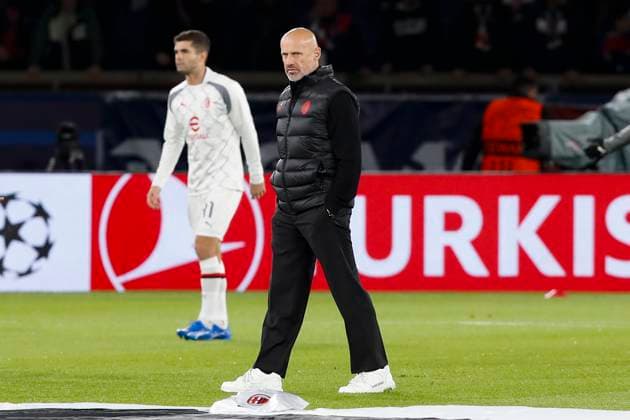 Stefano Pioli (Milan AC) FOOTBALL : Paris Saint Germain Vs Milan AC - Ligue des Champions - 25 10 2023 MichaelBaucher Panoramic 